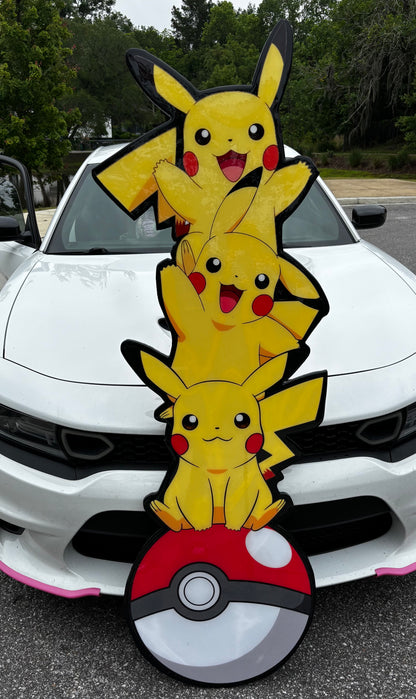 6-FOOT PIKACHU INSPIRED TABLE (6'x2')