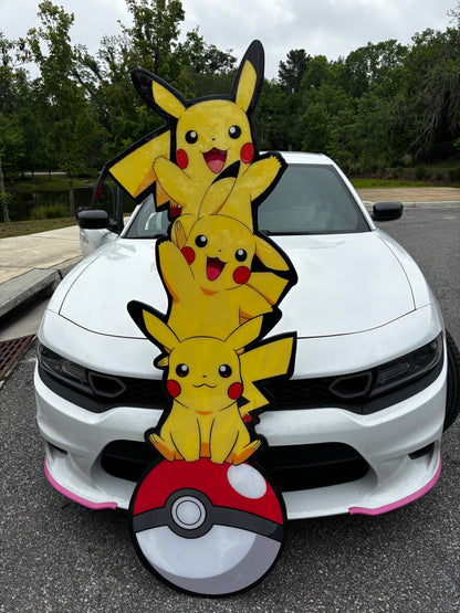6-FOOT PIKACHU INSPIRED TABLE (6'x2')