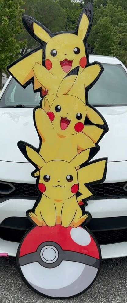 6-FOOT PIKACHU INSPIRED TABLE (6'x2')