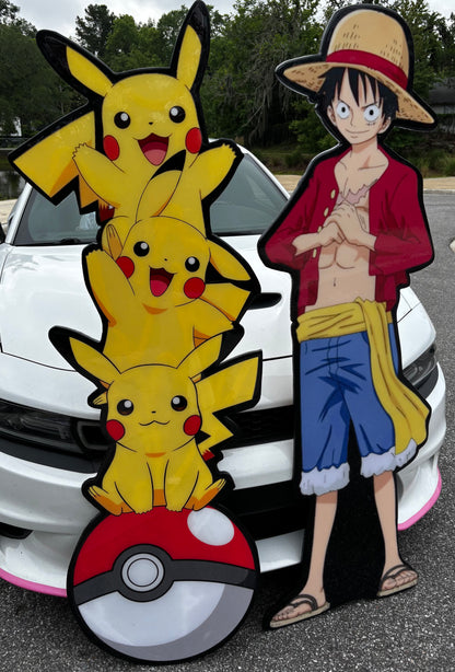 6-FOOT PIKACHU INSPIRED TABLE (6'x2')