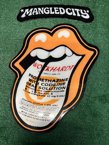 ROLLING STONES / RX INSPIRED WALL ART (1.5'x2')