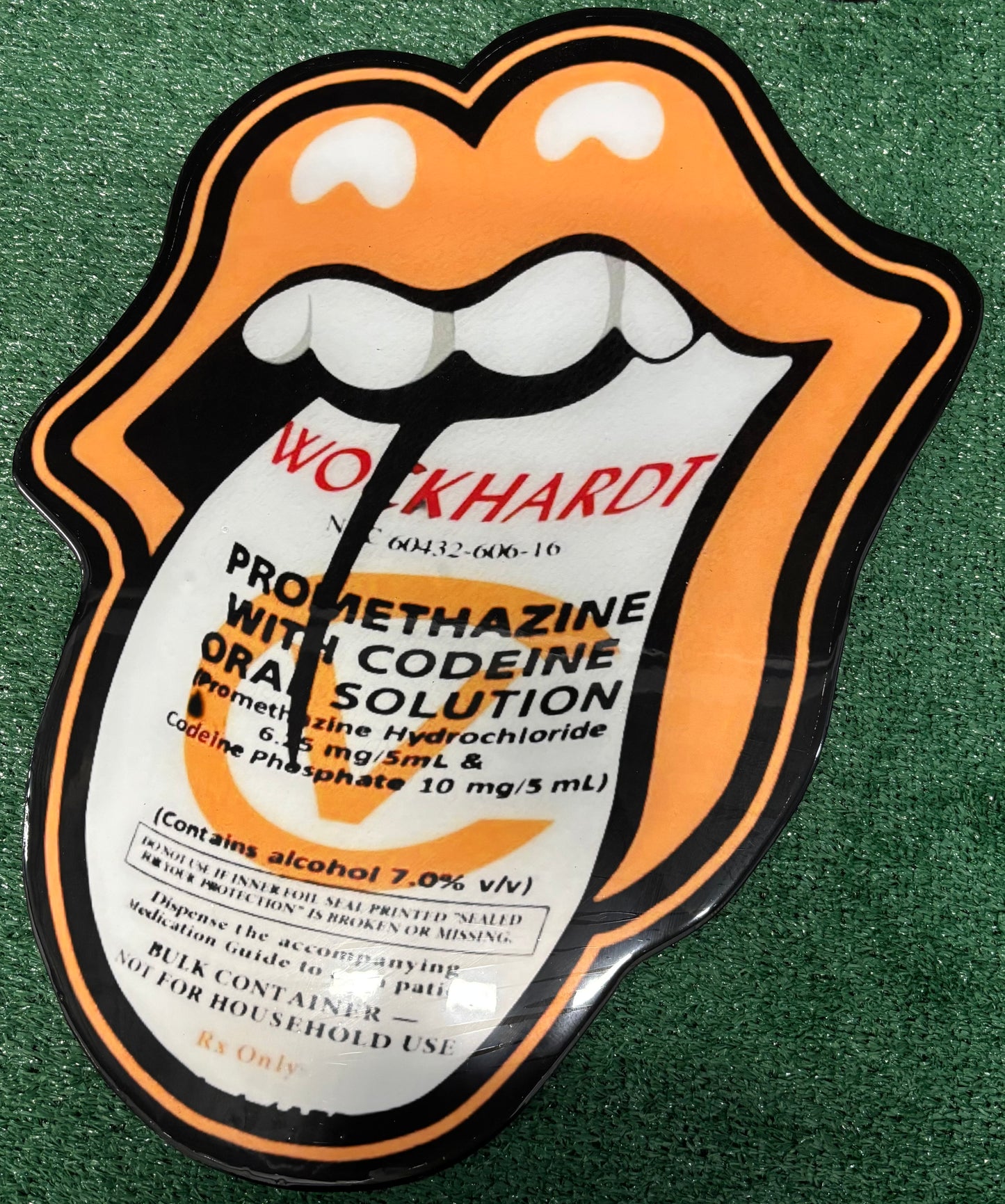 ROLLING STONES / RX INSPIRED WALL ART (1.5'x2')