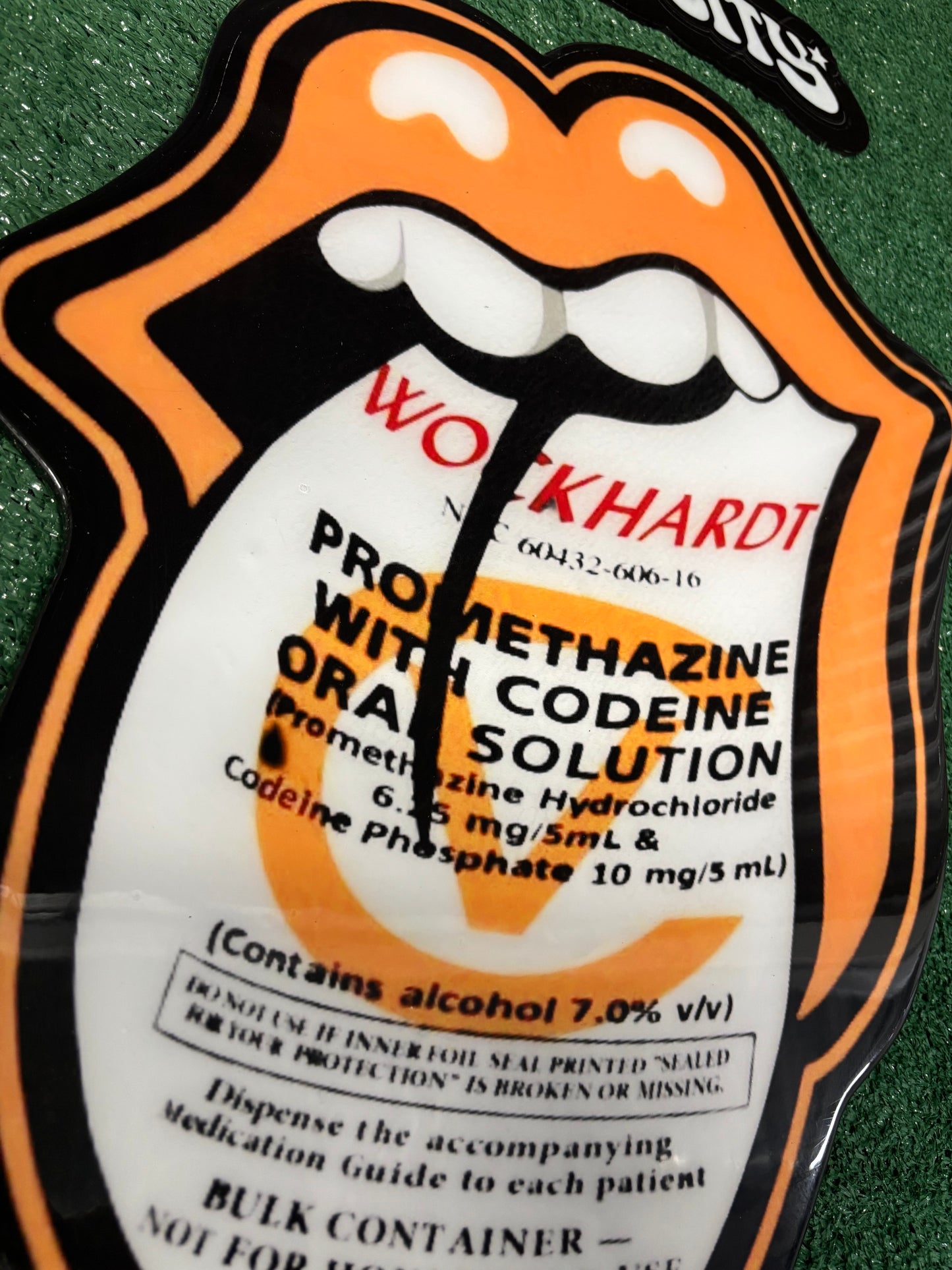 ROLLING STONES / RX INSPIRED WALL ART (1.5'x2')