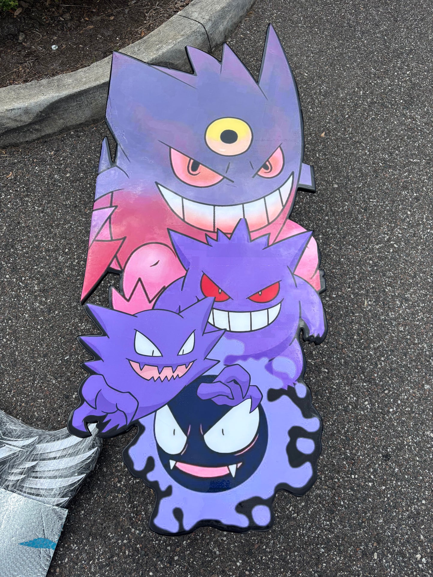 GENGAR EVOLUTION INSPIRED TABLE (5'x2')