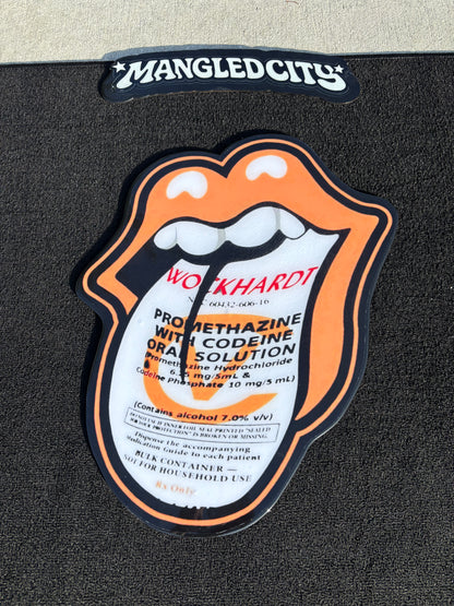 ROLLING STONES / RX INSPIRED WALL ART (1.5'x2')