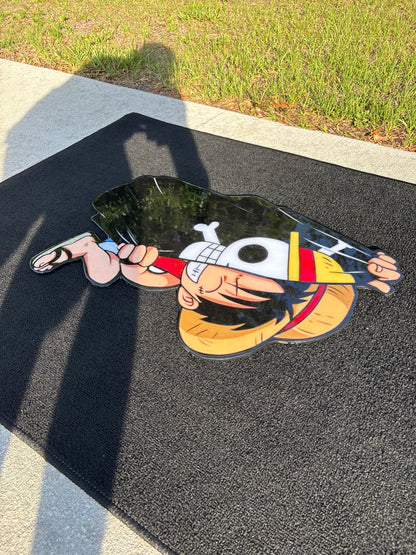 LUFFY PIRATE INSPIRED WALL ART (1.5'x2.5')