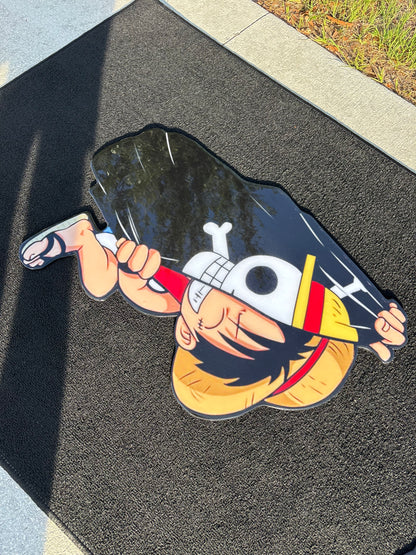 LUFFY PIRATE INSPIRED WALL ART (1.5'x2.5')