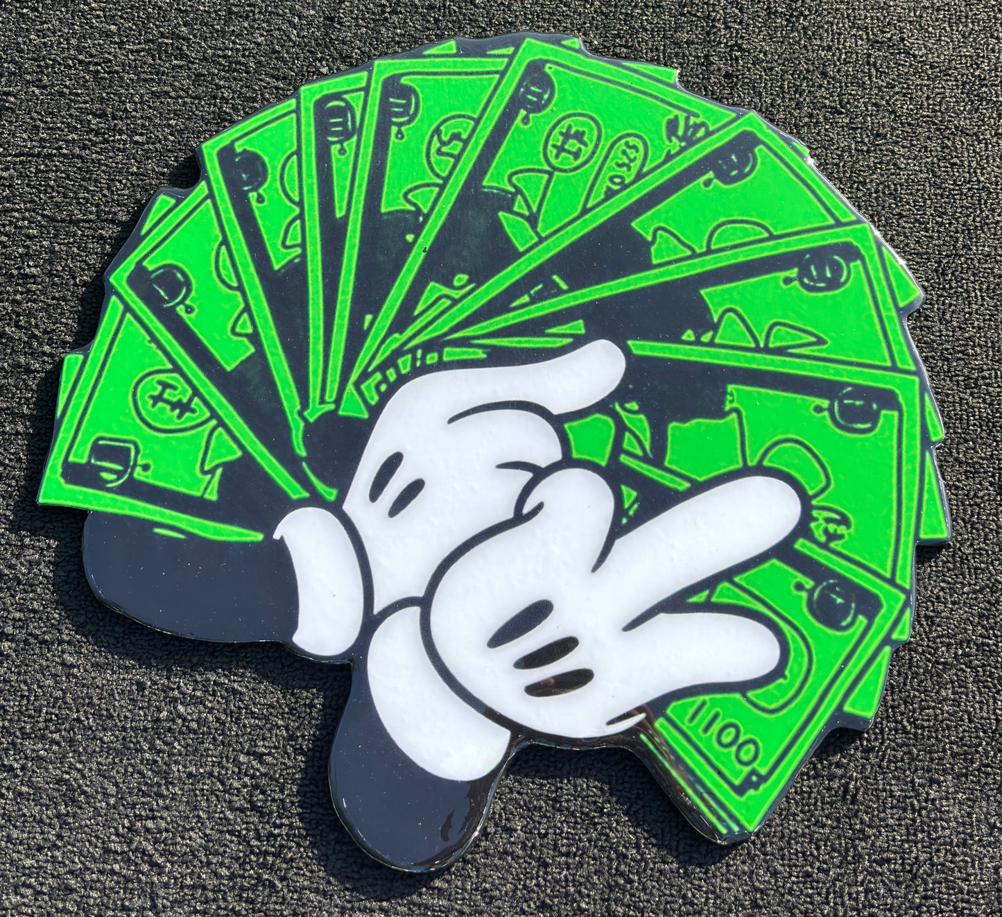 MONEY SPREAD WALL ART (1'x1.5')