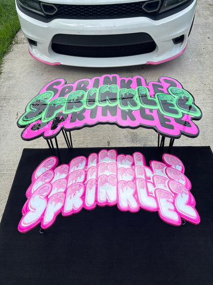SPRINKLEZ INSPIRED TABLE - NEON (2'x3.5')