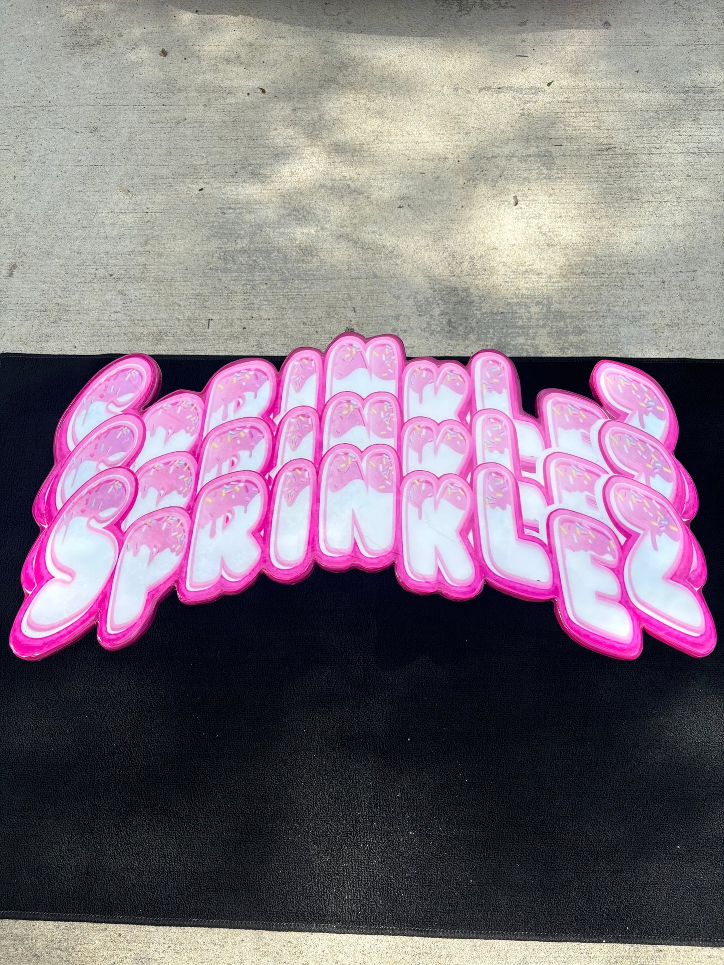 SPRINKLEZ INSPIRED WALL ART (3'x1.5')