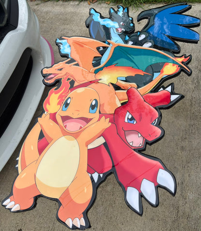 CHARIZARD EVOLUTION INSPIRED TABLE (2'x3.5')