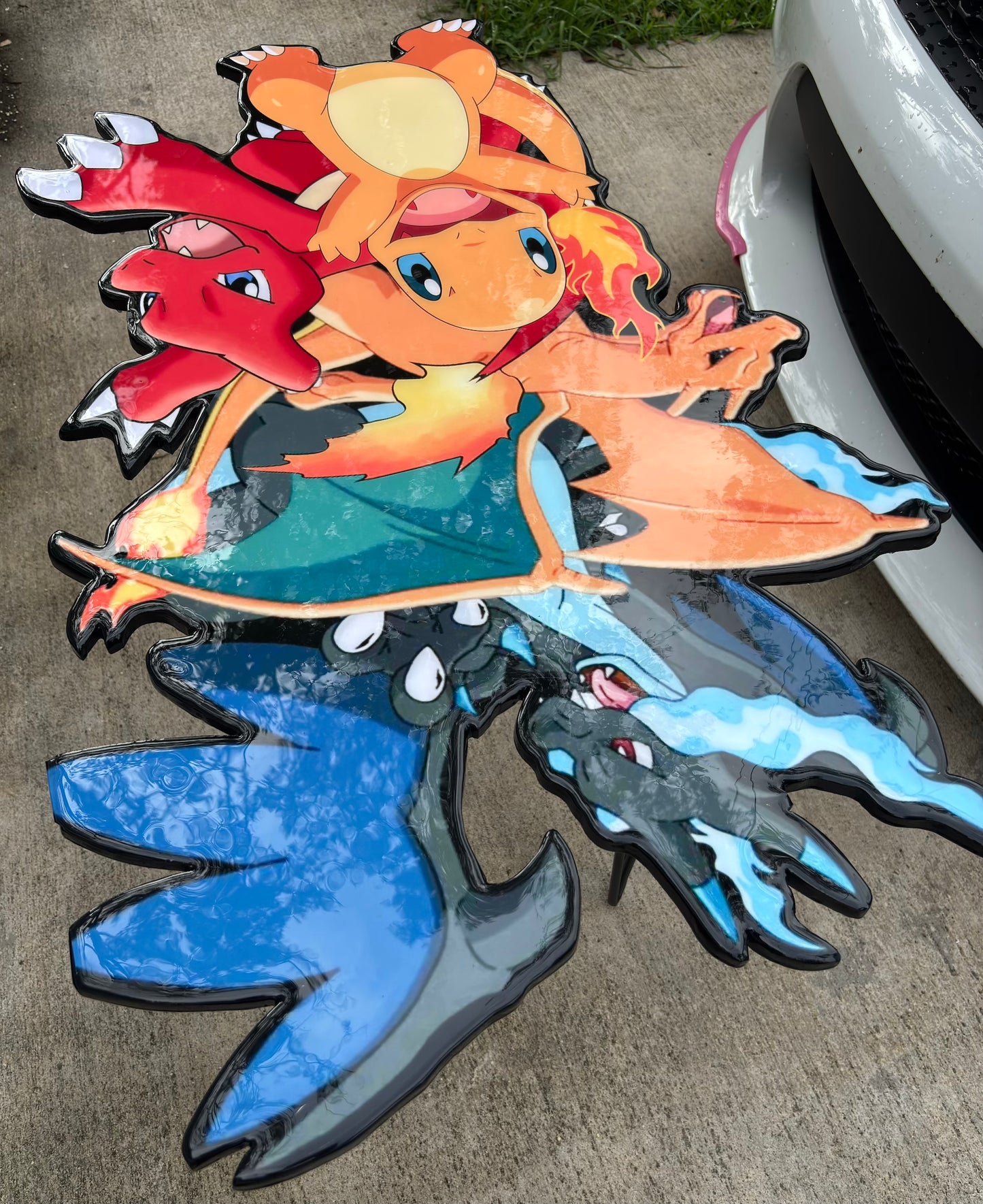 CHARIZARD EVOLUTION INSPIRED TABLE (2'x3.5')