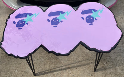 BAPE INSPIRED TABLE - PURPLE (3'x1.5')