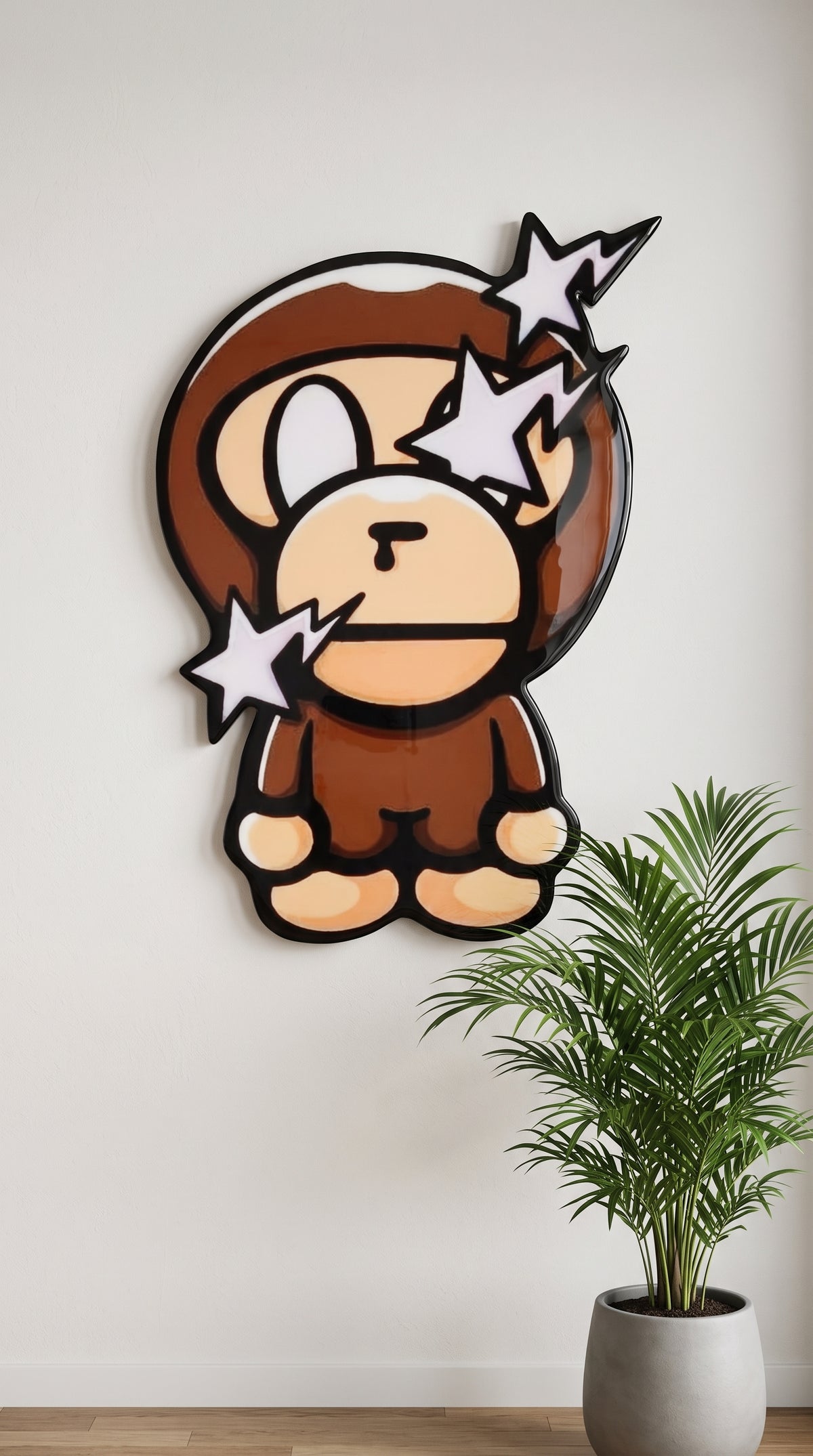 BABY MILO INSPIRED WALL ART - STARS (1.5'x2')