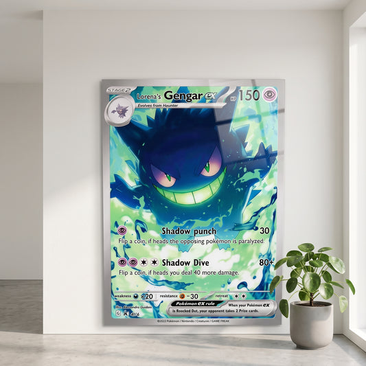 POKEMON CARD #3 INSPIRED WALL ART (2'x2')